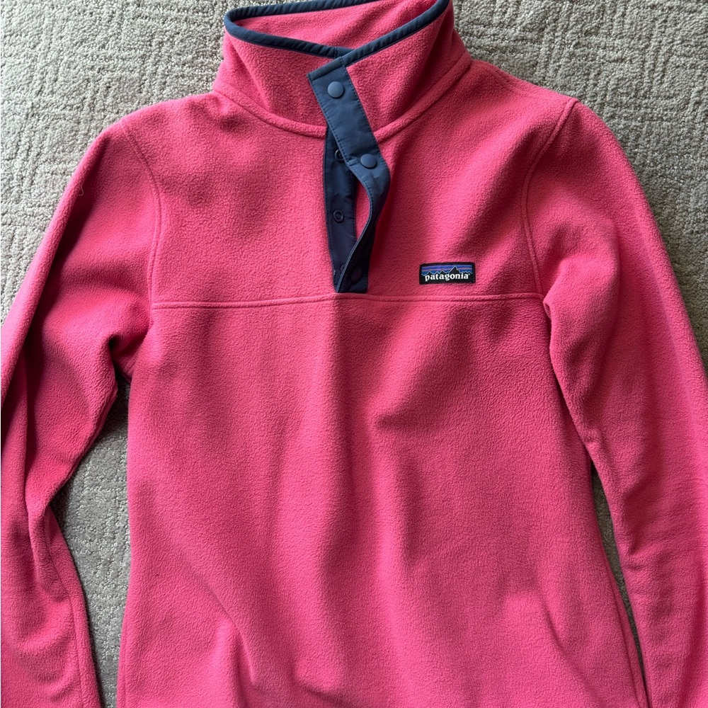 Patagonia Pink Fleece Pullover